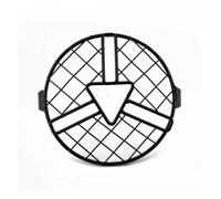 Jujlwm Headlight Protector Guard Cove For Cafe For Racer For Cruiser Headlight Cover 6.5" Motorcycle Mesh Grill Guard Front Lamp Grille Protector(A)