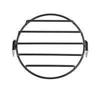 Jujlwm Headlight Protector Guard Cove For Chopper For Cafe For Racer 6.5inch Motorcycle Universal Vintage Headlight Protector Retro Grill Light Lamp Cover Parts(Stripes)