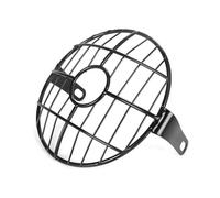 Jujlwm Headlight Protector Guard Cove For Ducati For Chopper For Cafe For Racer Motorcycle Universal Vintage Headlight Protector Retro Grill Light Lamp Cover(C)