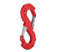 JUJNE Red Shackle Quick Rescue S Shape Hook Winch Trailer Car JK Kits Recovery Trailer Off Road Shackle Trailer Automatic Winch