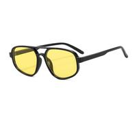 JUJNTNT Classic Double Bridge Sunglasses for Men Women Lightweight Frame Tinted Lens Eyewear with Durable Hinge Integrated