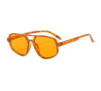 JUJNTNT Classic Double Bridge Sunglasses for Men Women Lightweight Frame Tinted Lens Eyewear with Durable Hinge Integrated