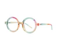 JUJNTNT Double Colors Round Sunglasses for Women Men Retro Glasses Frames(5)
