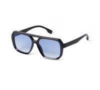 JUJNTNT Flat Top Square Sunglasses for Men Women Oversized Thick Frame Eyewear with Double Bridge Design Retro Geometric Ti
