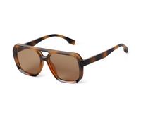 JUJNTNT Flat Top Square Sunglasses for Men Women Oversized Thick Frame Eyewear with Double Bridge Design Retro Geometric Ti