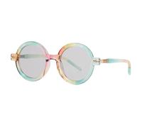 JUJNTNT Retro Oversized Round Sunglasses for Women Men Frame Vintage Trending(Seven Grey)