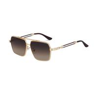 JUJNTNT Retro Square Sunglasses for Men Metal Frame Fashion Sunglasses Double Bridge Sun Glasses Stylish Outdoor Eyewear with Comfortable Nose Pads for Travel Shopping Driving,C1,One size