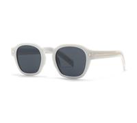 JUJNTNT Vintage Chunky Rounded Square Sunglasses for Men Women Classic Retro Geometric Black Frame UV400 Protection Eyewear with Gold Stripe Temples,C3,One size