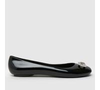 JUJU JELLIES Diamante Bow Flats in Black UK 6 (EU 40)