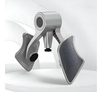 JUJU LLMM Men Kegel Trainer Pelvic Floor Muscle Repairer, Strength-Adjustable Sphincter Exerciser Thigh Master Home Office Fitness (Grey)
