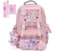 Juju Pink Kawaii Backpack - Cute Kawaii Stuff Mochila Kawaii - Cute Backpacks For Girls - Backpacks For School Girls