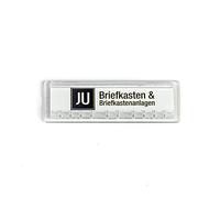 JuJuBe Name Plate, 67 x 22mm, 10.0g, Transparent, Global Store 21-255