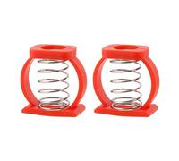 JUJUFREE 2pcs Bicycles Handlebars Grip High Strength Spring Clip Bike Spring Hinge Clamp Bike Handle Accessory