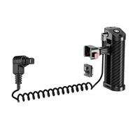 JUJUFREE Aluminum Alloy Camera Side Handle Ergonomic Grips and 2.5mm to Shutter Release Cable for DSLR Photography with Quick Rel