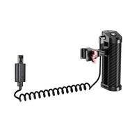 JUJUFREE Aluminum Alloy Camera Side Handle Ergonomic Grips and 2.5mm to Shutter Release Cable for DSLR Photography with Quick Rel