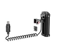 JUJUFREE Aluminum Alloy Camera Side Handle Ergonomic Grips and 2.5mm to Shutter Release Cable for DSLR Photography with Quick Rel