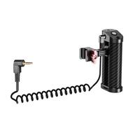 JUJUFREE Aluminum Alloy Camera Side Handle Ergonomic Grips and 2.5mm to Shutter Release Cable for DSLR Photography with Quick Rel