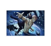 Jujutsu Kaisen Anime Ryomen Sukuna And Satoru Gojo Art Poster Decorative Painting Canvas Wall Art Living Room Poster Bedroom Painting Wall Art Picture Print Modern Family Room Decor 20 x 30 Inches (50