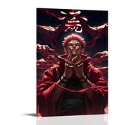 Jujutsu Kaisen Anime Ryomen Sukuna Anime Poster Decorative Painting Canvas Wall Art Living Room Poster Bedroom Painting Wall Art Picture Print Modern Family Room Decor 24 x 36 Inches (60 x 90 cm)
