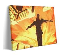 Jujutsu Kaisen Anime Ryomen Sukuna Cartoon Art Poster Decorative Painting Canvas Wall Art Living Room Poster Bedroom Painting Wall Art Picture Print Modern Family Room Decor 08 x 12 inches (20 x 30 cm