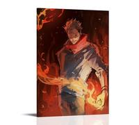 Jujutsu Kaisen Anime Ryomen Sukuna Cartoon Personality Poster Decorative Painting Canvas Wall Art Living Room Poster Bedroom Painting Wall Art Picture Print Modern Family Room Decor 08 x 12 Inches (20