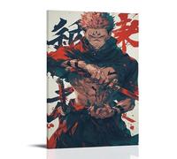 Jujutsu Kaisen Anime Ryomen Sukuna Classic Character Poster Decorative Painting Canvas Wall Art Living Room Poster Bedroom Painting Wall Art Picture Print Modern Family Room Decor 20 x 30 Inches (50 x