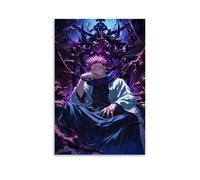 Jujutsu Kaisen Anime Ryomen Sukuna Classic Style Poster Decorative Painting Canvas Wall Art Living Room Poster Bedroom Painting Wall Art Picture Print Modern Family Room Decor 24 x 36 inches (60 x 90
