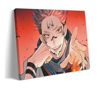 Jujutsu Kaisen Anime Ryomen Sukuna Style Poster Decorative Painting Canvas Wall Art Living Room Poster Bedroom Painting Wall Art Picture Print Modern Family Room Decor 20 x 30 Inches (50 x 75 cm)