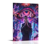 Jujutsu Kaisen Anime Suguru Geto Character Poster Decorative Painting Canvas Wall Art Living Room Poster Bedroom Painting Wall Art Picture Print Modern Family Room Decor 08 x 12 inches (20 x 30 cm)