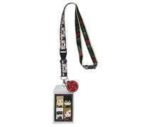 Jujutsu Kaisen Chibi Panel ID Badge Holder Lanyard w/Rubber Charm Pendant