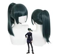 Jujutsu Kaisen Maki Zenin Cosplay Costume Maki Zenin Glasses Wig Top Skirts Full
