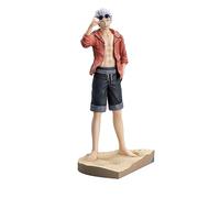 Jujutsu Kaisen statuette Luminasta PVC Kaigyoku/Gyokusetsu Satoru Gojo Mensore!!! 21 cm