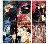 Jujutsu Kaisen Vol. 1,2,3,4,5,6 Bundle Set (6 Book Collection)
