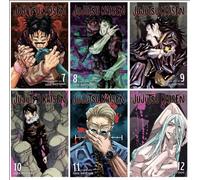 Jujutsu Kaisen Vol. 7,8,9,10,11,12 Bundle Set (6 Book Collection)