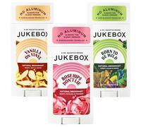 JUKEBOX Natural Deodorant for Women-Rose Hips Don't Lie,Vanilla on Vinyl & Born to be Wild, Multi Pack-Aluminum-Free,No Baking Soda, No Harsh Chemicals, Odor Blocking-a Dr. Squatch Brand-2.65oz,3 Pack