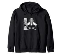 Jukendo Japanese Bayonet Fighter Budo Zip Hoodie