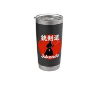 Jukendo Japanese Martial Arts Budo Practitioner Stainless Steel Insulated Tumbler