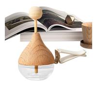 Jukeoiu Car Perfume Empty Bottle, Refillable Car Diffuser Bottle, Automatic Aromatherapy Bottle Decoration, Vehicle Air Outlet Decoration, Water Teardrop Shape for Truck Home