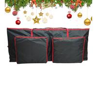 Jukeoiu Christmas Tree Storage Bag - Christmas Tree Tote Wreath Carry Bag - Reusable Heavy Duty Organizer Zipper Closure for Moving College Dorm Garage Camping Winter Holiday