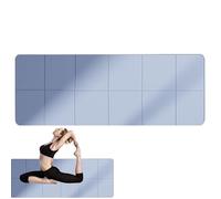Jukeoiu Folding Exercise Mat,Lightweight Thin Mat | 72 x 24 x 0.1 Inch, Works Great on Any Floor for Stretching, Cardio or Home Workouts
