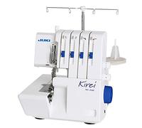 Juki MO-214D Kirei 4 Thread Overlock Machine for Beginners and Sewers with Heavy Duty Upper Lower Blade for All Types of Fabrics