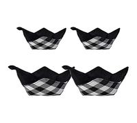 JUKIDS Microwave Bowl Huggers, Hot Bowl Holders Microwave Safe Bowl, Washable & Reusable Soup Bowl Cozy Bowl Holder for Hot Food Home Kitchen and Gift,2S+2L