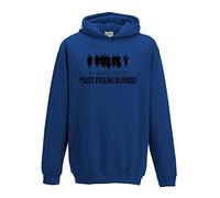 Juko by Order of The Peaky Fucking Blinders Rude Shelby Brothers 1353 Hoodie. Blue, X-Large