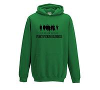 Juko by Order of The Peaky Fucking Blinders Rude Shelby Brothers 1353 Hoodie. Green, XX-Large