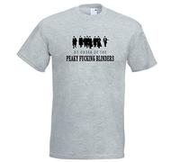 Juko by Order of The Peaky Fucking Blinders Rude Shelby Brothers 1353 T Shirt. Grey, Large