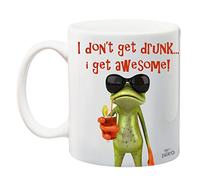 Juko I Don't Get Drunk I Get Awesome Funny Frog Mug