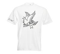 Juko Kids Lil Peep Cry Baby Music Gustav Elijah Åhr Hell Boy 1368 T Shirt. White, 12-14 Years