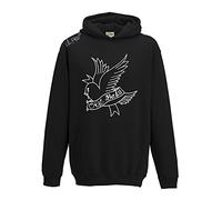 Juko Lil Peep Cry Baby Music Gustav Elijah Åhr Hell Boy 1368 Hoodie. Black, Large
