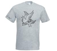 Juko Lil Peep Cry Baby Music Gustav Elijah Åhr Hell Boy 1368 T Shirt. Grey, XX-Large