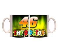 Juko Valentino Rossi The Doctor Logo Mug Motorbike Gift Idea
